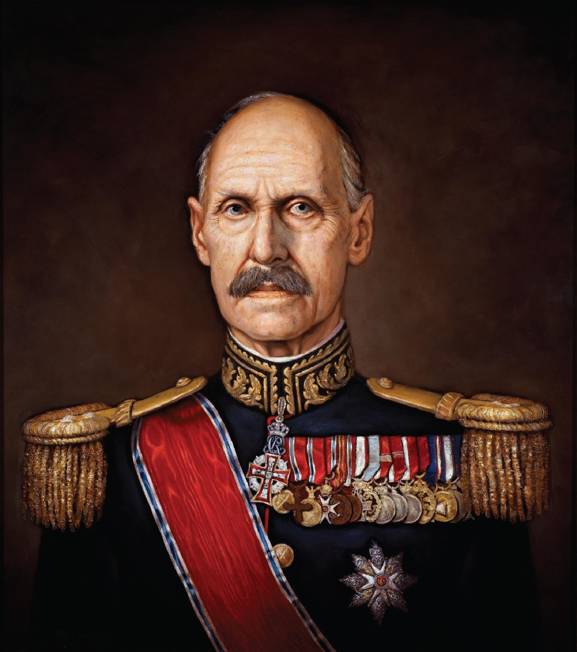 Kong Haakon VII, malt av Ross Kolby